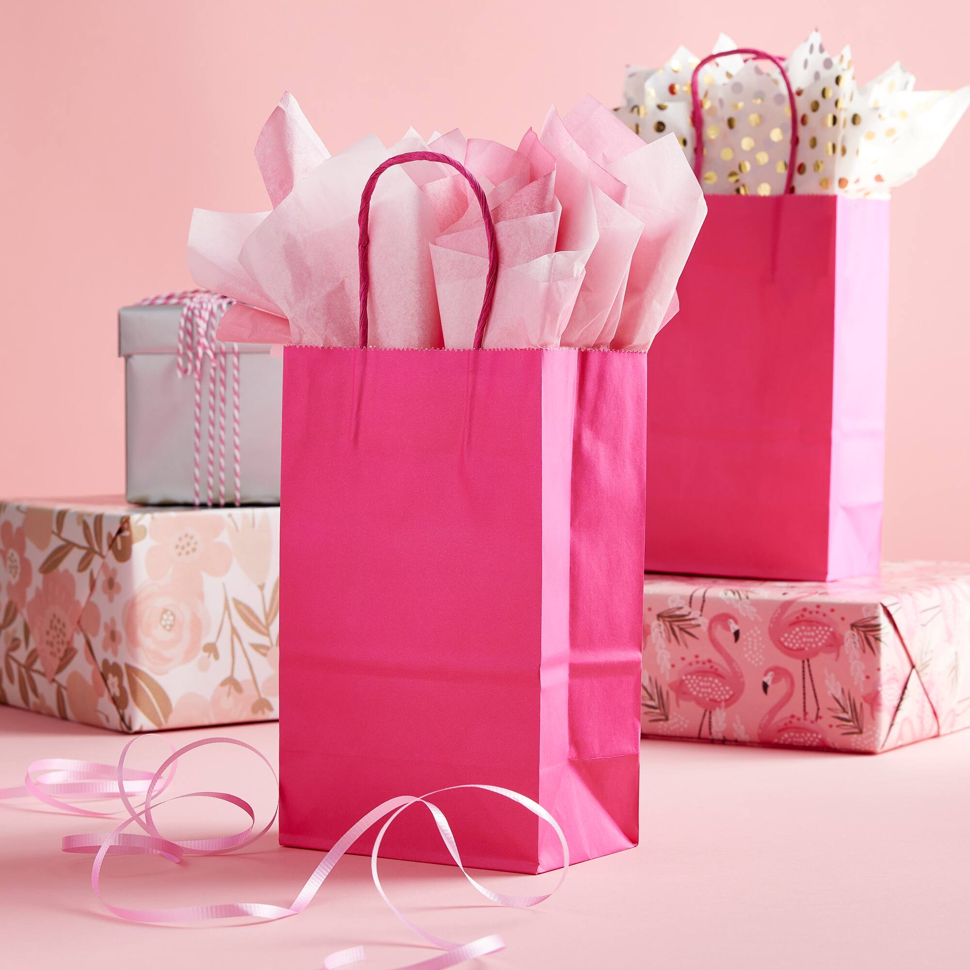 8 Packs: 13 ct. (104 total) Small Paper Gift Bags by Celebrate It